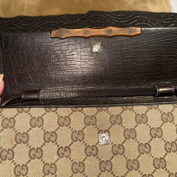 Authentic Vintage Bamboo Gucci Clutch - Picture 8 of 10